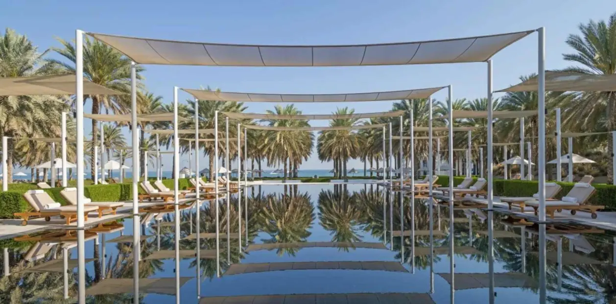 The Chedi Muscat Middle East hotel Serai pool